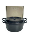 【中古】Vermicular◆OVEN POT ROUND #18/鍋/サイズ:18cm/BLK【キッチン用品】
