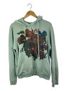 【中古】DRIES VAN NOTEN◆20SS/フローラルパーカー/S/コットン/グリーン【メンズウェア】