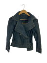 【中古】Vivienne Westwood RED LABEL◆Gジャン/M/デニム/IDG/357-03-41029/変形/Y2K/アシンメトリー/Archive【レディースウェア】