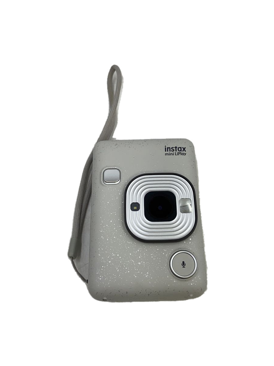 【中古】FUJIFILM◆コンパクトデジタルカメラ instax mini INSTAX MINI LIPLAY STONE WHITE【カメラ】