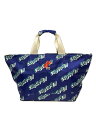 【中古】PEARLY GATES◆COOL柄/ロッカーバッグ/トートバッグ/ポリエステル/BLU【バッグ】