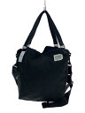 【中古】FREDRIK PACKERS◆ショルダーバッグ/キャンバス/BLK/無地【バッグ】