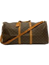 【中古】LOUIS VUITTON◆キーポル・バンドリエール60_モノグラム・キャンバス_BRW/PVC/BRW【バッグ】(4)