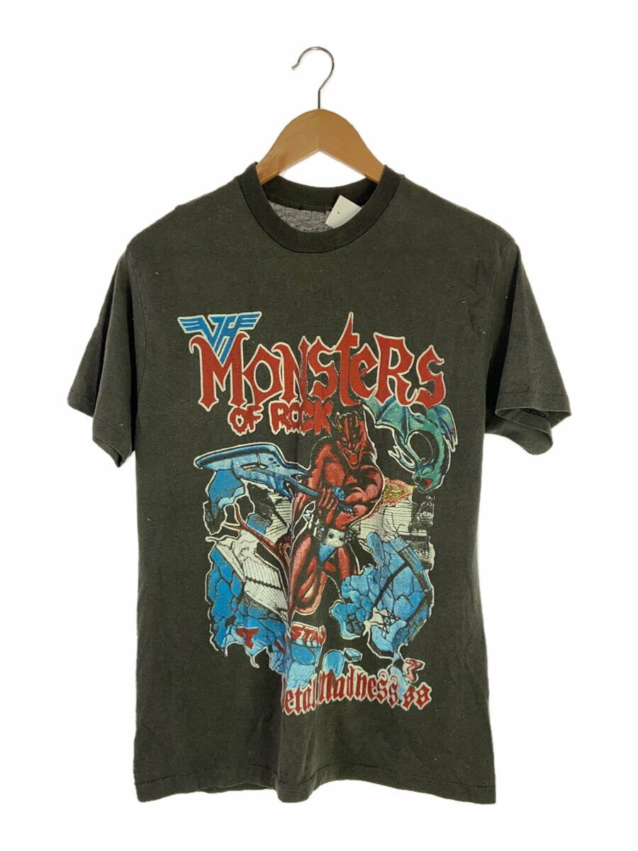 【中古】MONSTERS OF ROCK/Tシャツ/--/--/GRY/バンT/襤褸/VINTAGE【メンズウェア】