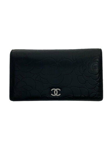 【中古】CHANEL◆長財布/--/BLK/総柄/レディース【服飾雑貨他】 【中古】CHANEL◆長財布/--/BLK/総柄/レディース【服飾雑貨他】