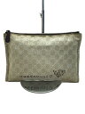 【中古】GUCCI◆ポーチ/キャンバス/BEG/総柄/283400 002123//【バッグ】