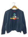 【中古】Vivienne Westwood RED LABEL◆スウェット/--/コットン/BLK//【レディースウェア】