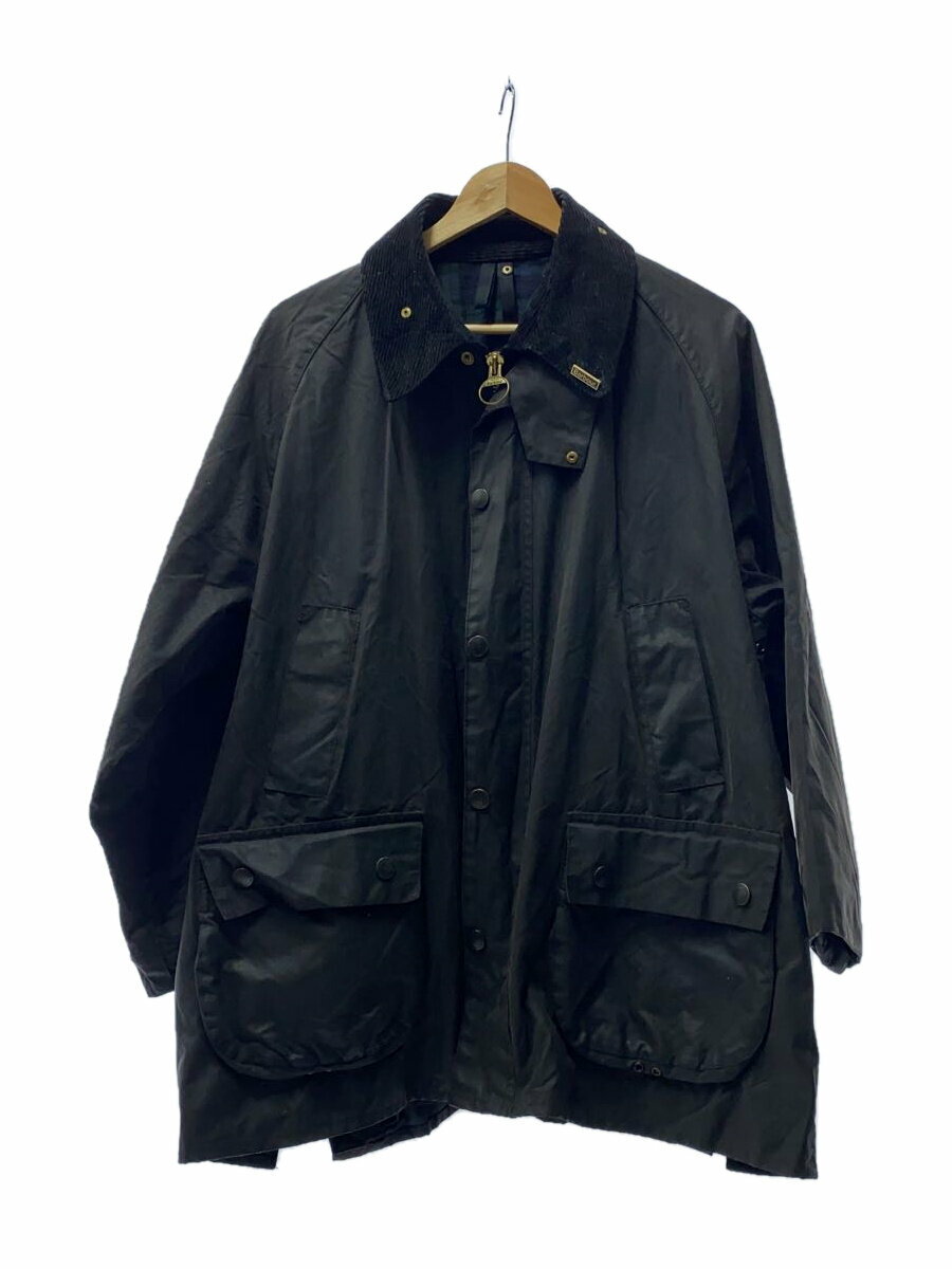 【中古】Barbour◆ジャケット/--/コットン/BLK/無地【メンズウェア】