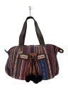 【中古】ANNA SUI◆トートバッグ/コットン/マルチカラー【バッグ】