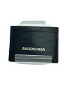【中古】BALENCIAGA◆カードケース/レザー/BLK/無地/レディース/594309【服飾雑貨他】(4)