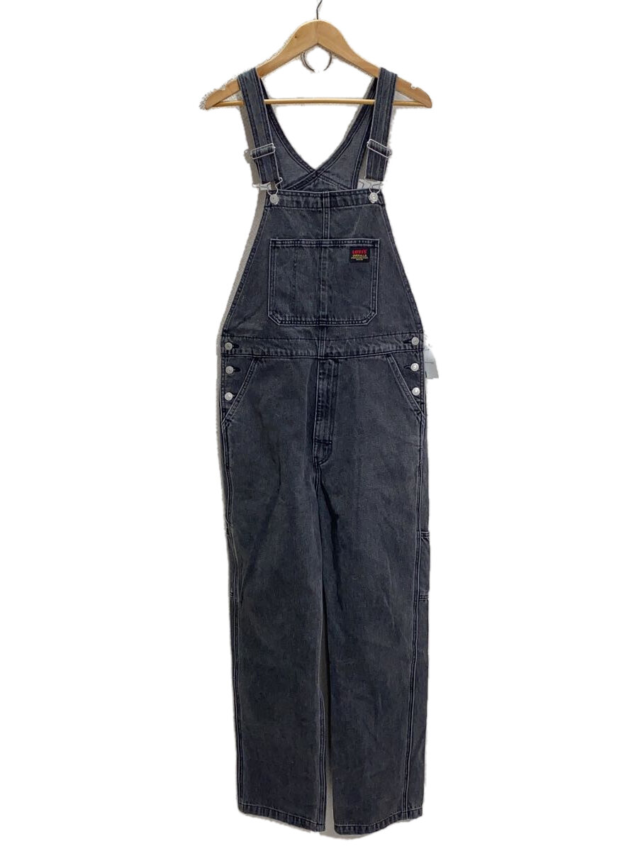 【中古】Levi’s◆オーバーオール/M/デニム/BLK/無地/79107-0006【メンズウェア】