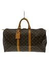 【中古】LOUIS VUITTON◆キーポル50_モノグラム・キャンバス_BRW/PVC/BRW/総柄【バッグ】