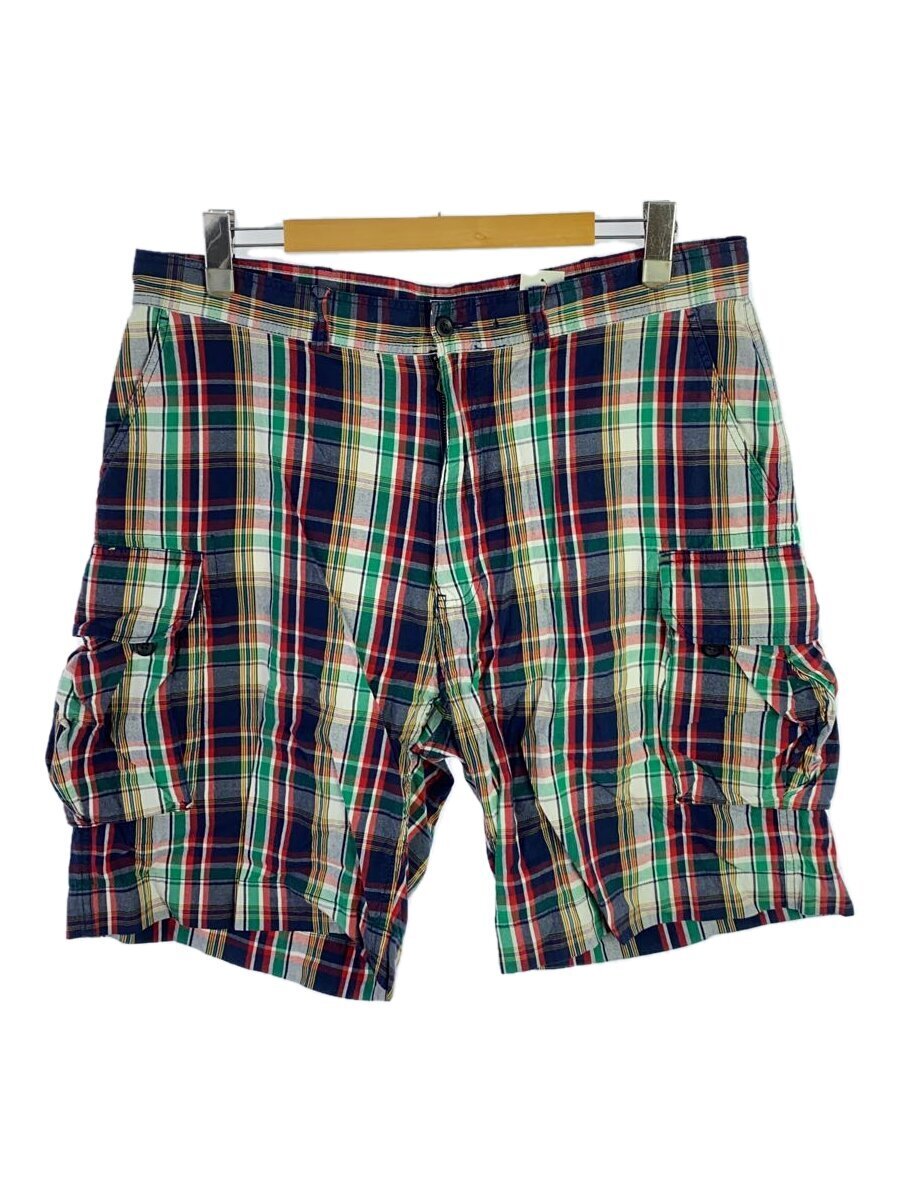 【中古】POLO RALPH LAUREN◆ショートパンツ/38/コットン/マルチカラー/チェック/カーゴショーツ【メンズウェア】