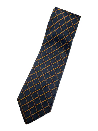 【中古】YVES SAINT LAURENT◆ネクタイ/シルク/NVY/ストライプ/メンズ【服飾雑貨他】 【中古】YVES SAINT LAURENT◆ネクタイ/シルク/NVY/ストライプ/メンズ【服飾雑貨他】