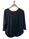 【中古】ISSEY MIYAKE◆7分袖カットソー/2/--/BLK/IM43JK010【レディースウェア】