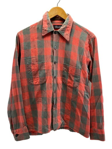 【中古】長袖シャツ/--/--/レッド/チェック【メンズウェア】 【中古】長袖シャツ/--/--/レッド/チェック【メンズウェア】