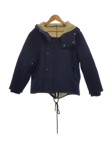 【中古】rehacer◆モッズコート/L/ウール/ネイビー/01220100014【メンズウェア】 【中古】rehacer◆モッズコート/L/ウール/ネイビー/01220100014【メンズウェア】