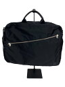 【中古】PORTER◆ブリーフケース/ナイロン/BLK/無地/822-0756【バッグ】