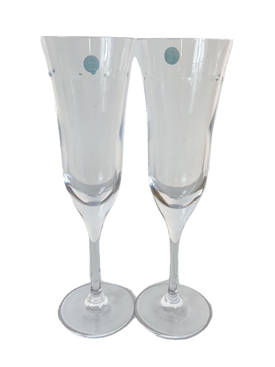 【中古】TIFFANY&Co.◆グラマシーシャンパン/グラス/2点セット/CLR【キッチン用品】