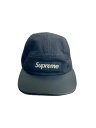【中古】Supreme◆キャップ/コットン/BLK/メンズ/15FW/デニムレザー【服飾雑貨他】