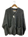 【中古】THE INOUE BROTHERS...◆アルパカ混/カーディガン/M/コットン/GRY/KNIT7-SURI-COTTON//【メンズウェア】