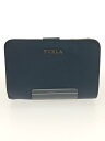 【中古】FURLA◆2つ折り財布/レザー/B