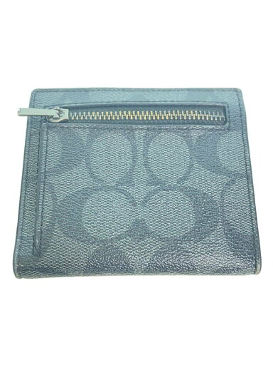 【中古】COACH◆2つ折り財布/レザー/BLK/総柄/メンズ【服飾雑貨他】 【中古】COACH◆2つ折り財布/レザー/BLK/総柄/メンズ【服飾雑貨他】