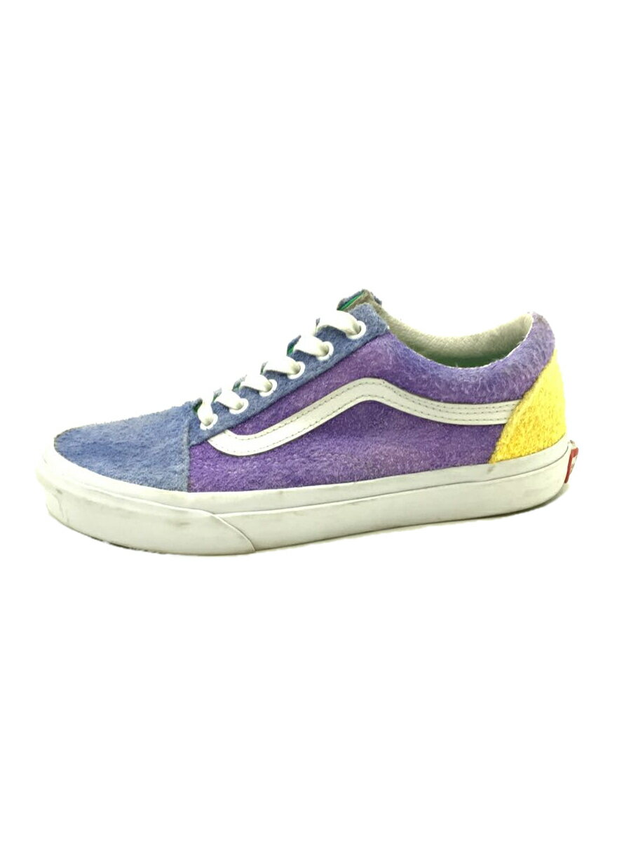 【中古】VANS◆VANS バンズ/ローカットスニーカー/24cm/マルチカラー/スウェード【シューズ】