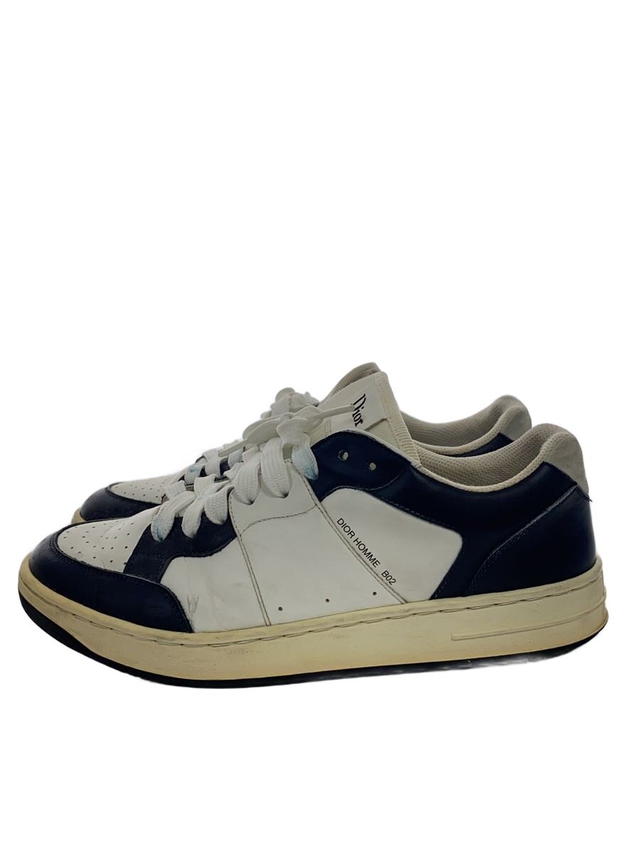 【中古】Dior HOMME◆ローカットスニーカー/41/WHT【シューズ】