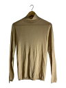 【中古】LOHEN◆ハイネックニット・セーター(薄手)/FREE/シルク/BEG/無地/LH22A-KT038【レディースウェア】
