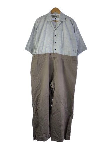 【中古】Basis broek◆オールインワン/1/コットン/GRY/無地/2-3-28【メンズウェア】 【中古】Basis broek◆オールインワン/1/コットン/GRY/無地/2-3-28【メンズウェア】