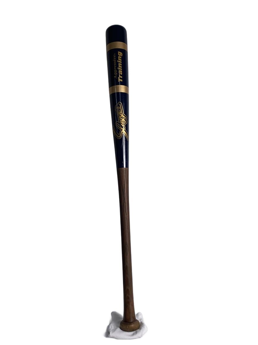 【中古】KUBOTA SLUGGER◆トレーニング用木製バット/硬式実打可/野球用品/NVY【スポーツ】
