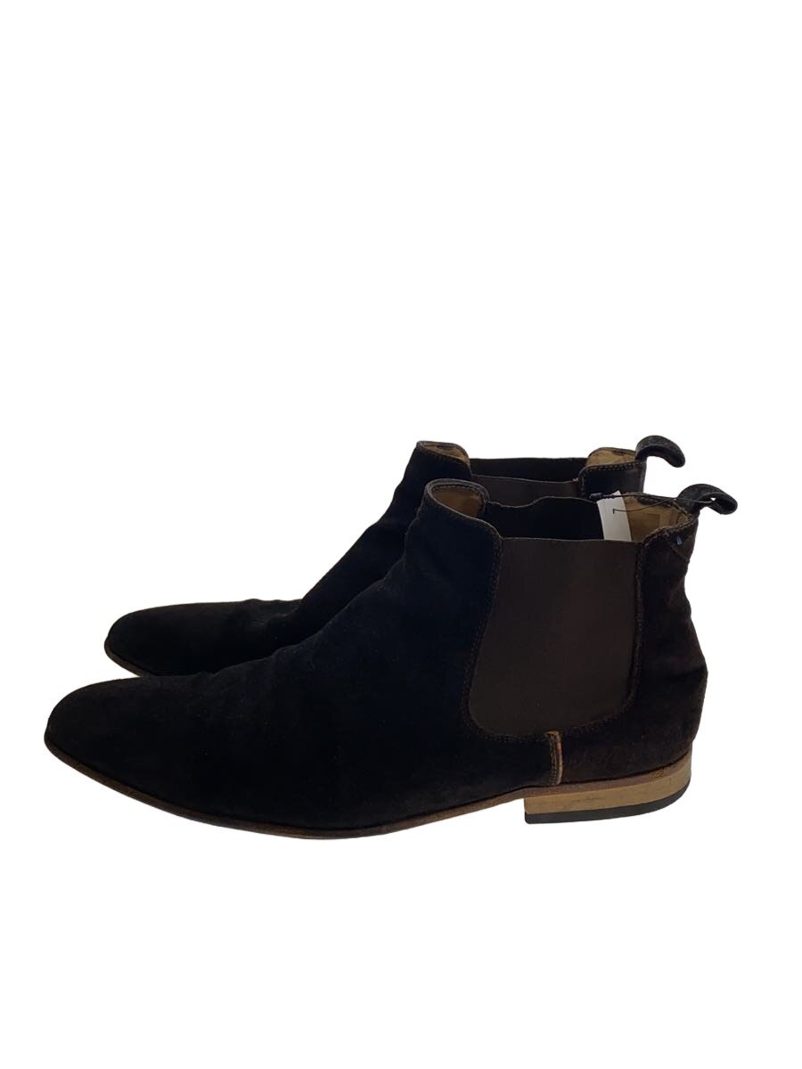短筒鞋 - 【中古】Paul Smith◆サイドゴアブーツ/43/BRW/スウェード【シューズ】