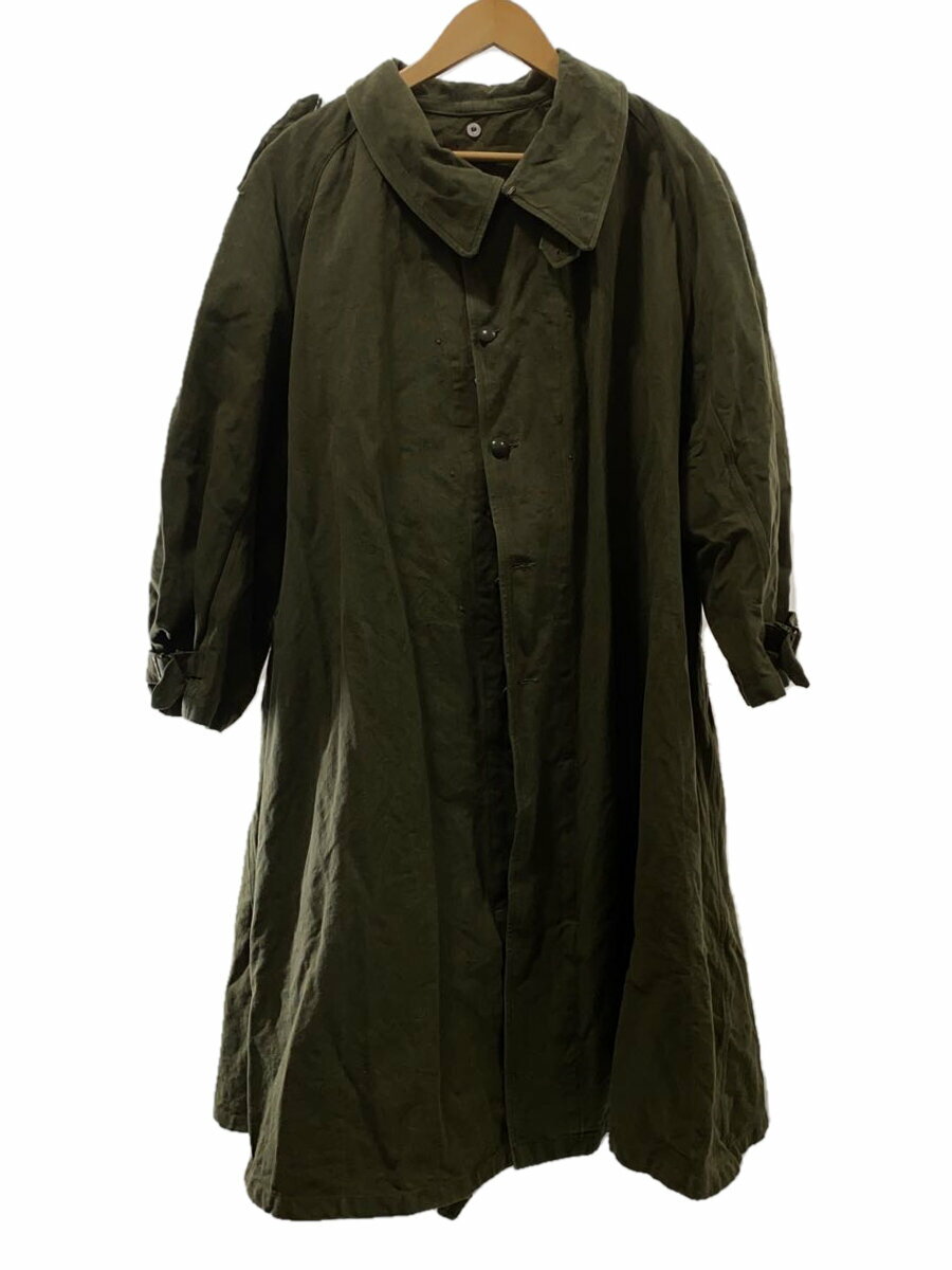 【中古】MILITARY◆コート/--/--/KHK/無地【メンズウェア】