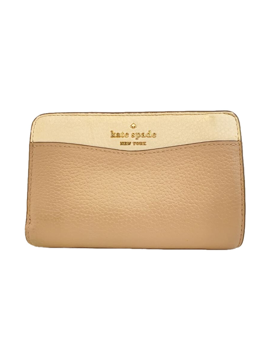 【中古】kate spade new york◆2つ折り財布/--/CRM/レディース/シミ・汚れ有/kate spade new york【服飾雑貨他】
