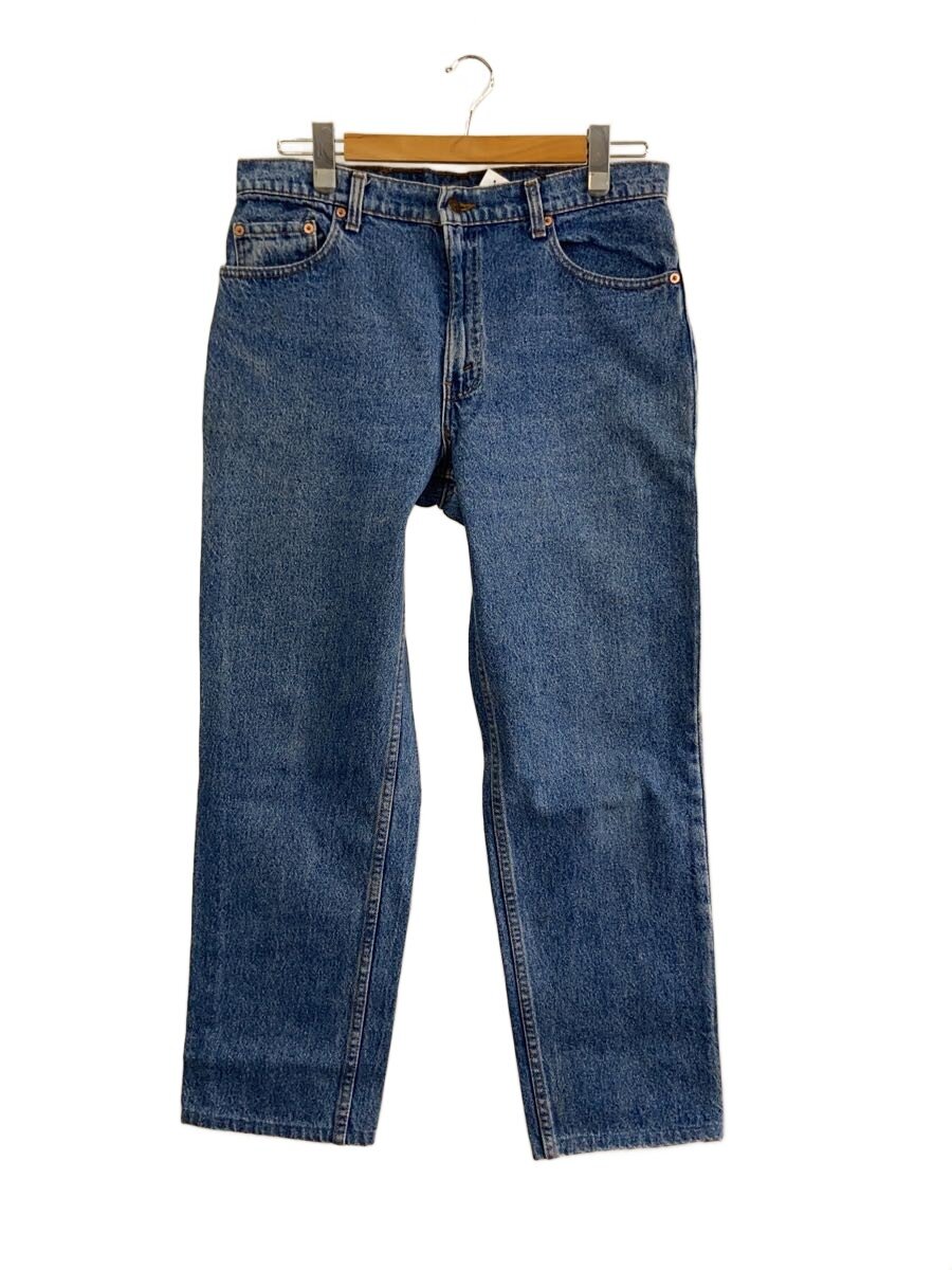 【中古】Levi’s◆SIZE:36x32表記/インディゴブルー/USA製/90s/ケミカル【メンズウェア】