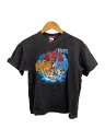 【中古】遊戯王/90s/Tシャツ/FREE/コットン/BLK/プリント【レディースウェア】