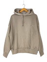 【中古】COOTIE◆Decadent Sweat Jersey Hoodie/パーカー/S/コットン/ベージュ/cte-24s304【メンズウェア】