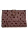 【中古】LOUIS VUITTON◆アジェンダPM_モノグラム・ミニ_PNK/キャンバス/PNK/レディース【服飾雑貨他】