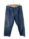 【中古】30s/フレンチワークパンツ/2タック/ブルーキャンバス/ボトム/コットン/BLU【メンズウェア】(4)