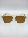 【中古】BOTTEGA VENETA◆サングラス/ティアドロップ/プラスチック/GLD/BRW/メンズ/BV1034S【服飾雑貨他】(4)