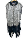 【中古】ベスト/2/ナイロン/グレー/TWE02022AWJSK513【レディースウェア】