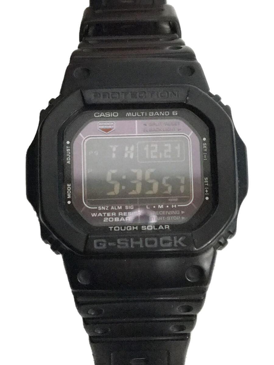 【中古】CASIO◆ソーラー腕時計/アナログ/ラバー/BLK/BLK/GW-M5610//【服飾雑貨他】