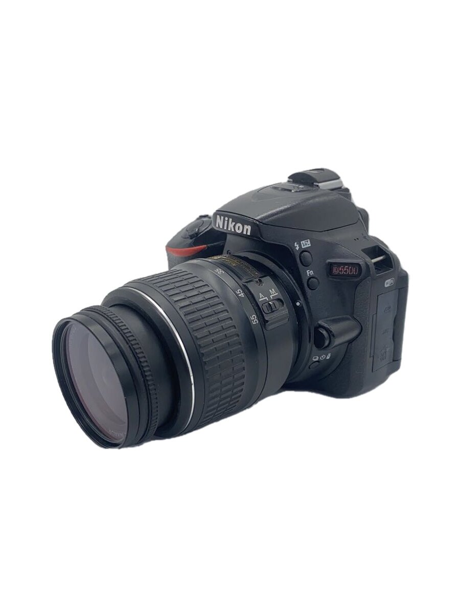 【中古】Nikon◆デジタル一眼カメラ D5500 18-55 VR II レンズキット [ブラック]【カメラ】