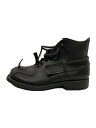 【中古】John moor/ハイカットスニーカー/25.5cm/BLK/RUBBER COMBAT BOOTS【シューズ】