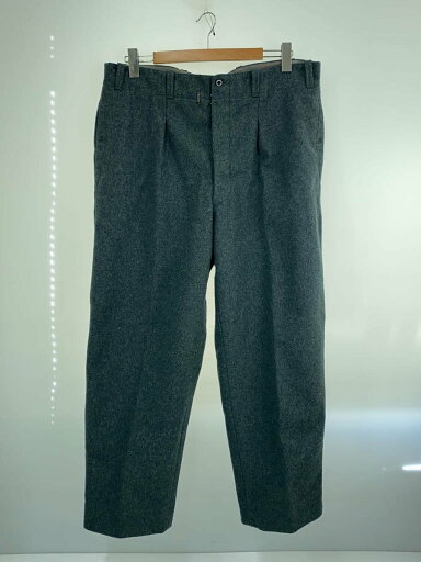 【中古】MILITARY◆ボトム/--/ウール/GRY/無地【メンズウェア】 【中古】MILITARY◆ボトム/--/ウール/GRY/無地【メンズウェア】