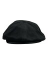 【中古】COOTIE◆CASQUETTE/キャスケット/M/コットン/BLK/無地/メンズ【服飾雑貨他】