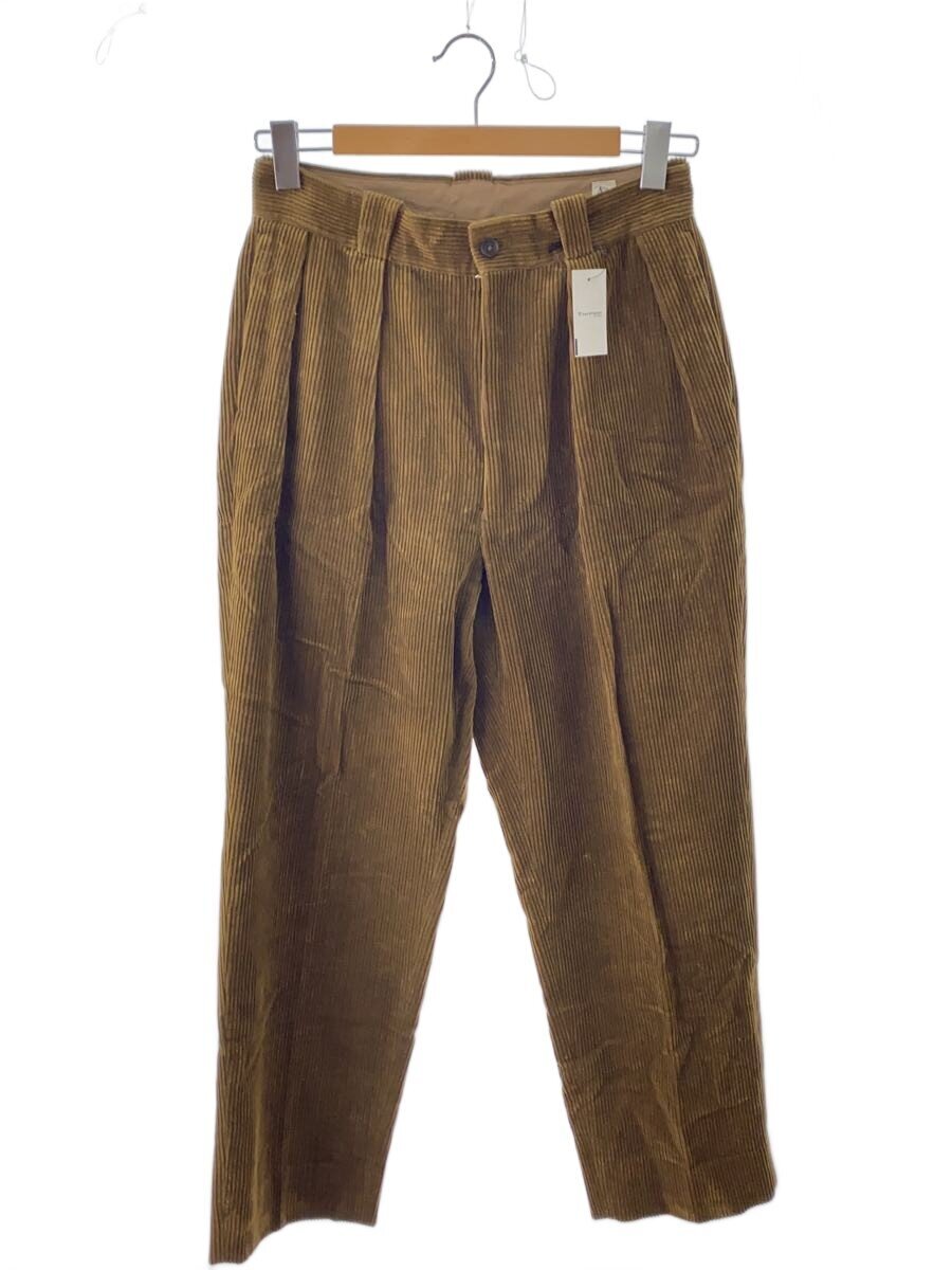 【中古】KAPTAIN SUNSHINE◆21AW/2Pleats Trousers/28/コーデュロイ/KHK/KS21FPT02//【メンズウェア】