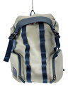 【中古】BALLY◆リュック/レザー/WHT【バッグ】(4)