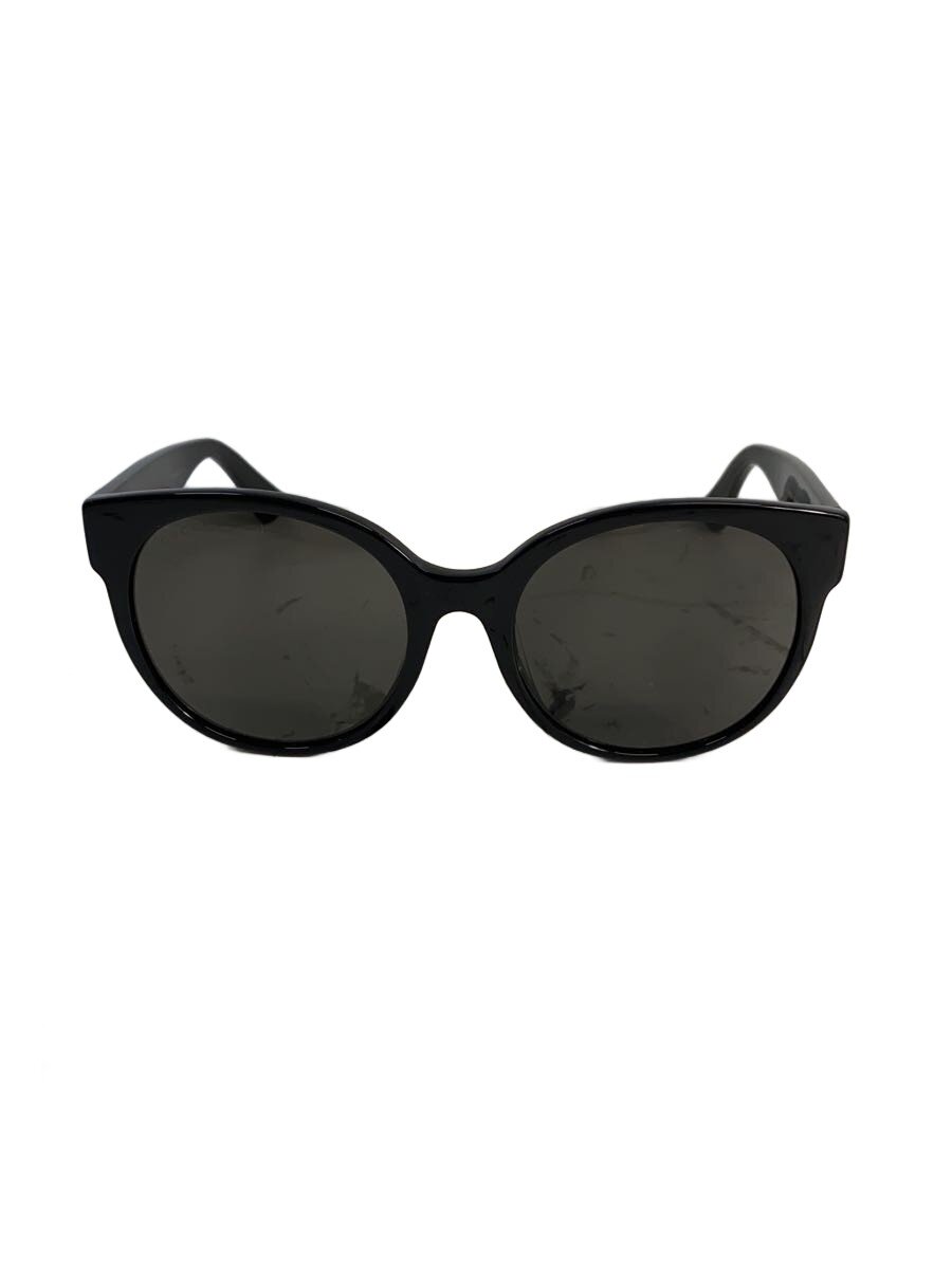 【中古】GUCCI◆サングラス/ウェリントン/プラスチック/BLK/ブ...(4.0)